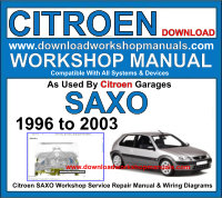 Citroen Saxo Workshop Manual Download